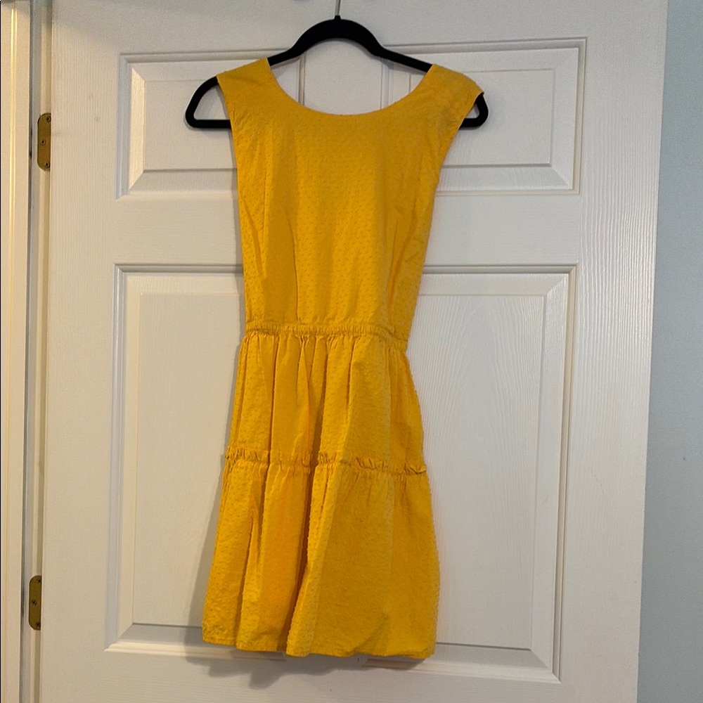 Yellow Sleeveless Dress